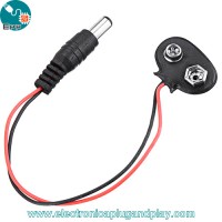 Conector 9V Broche y Plug 2.1mm